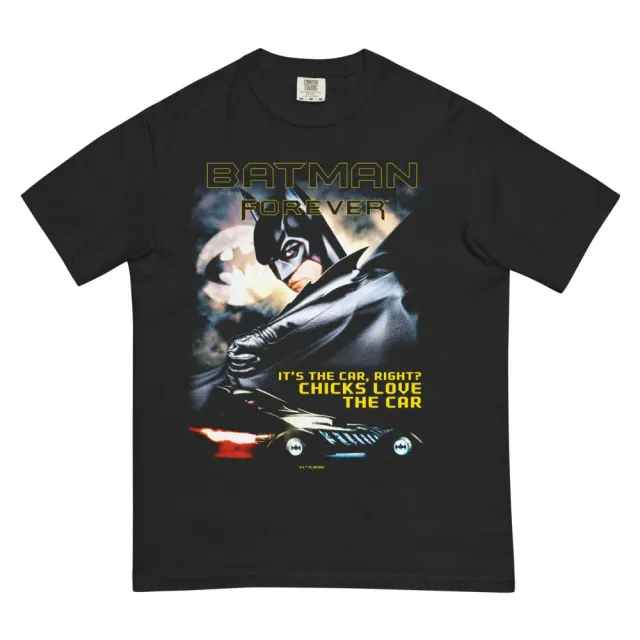Batman BATMAN FOREVER The Car T-skjorte svart Comfort Colors
