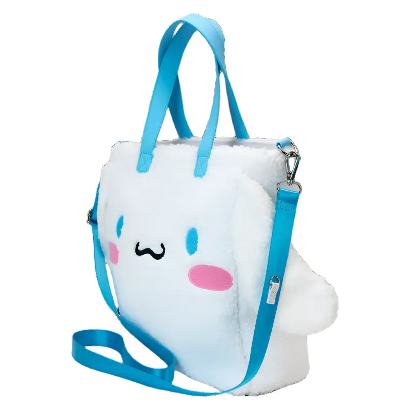 Hello Kitty Loungefly Cinnamoroll Sherpa toteveske med myntpung
