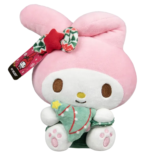 Hello Kitty My Melody 8" Holiday Plush X-Mas Tree plysjbamse 20 cm