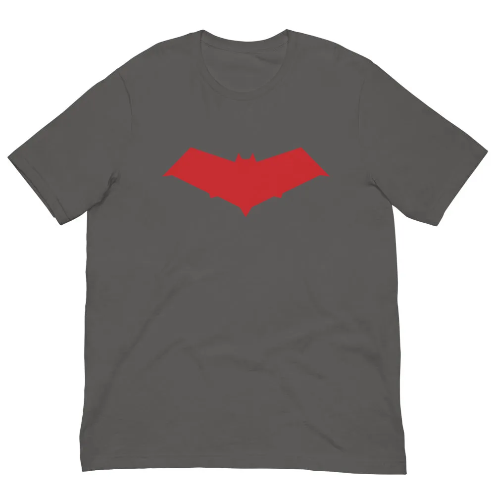 Batman Red Hood Logo T-skjorte svart unisex bomull