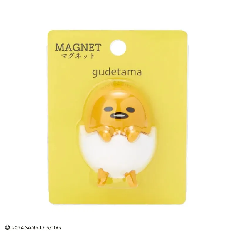Hello Kitty Gudetama Mini Mascot magnet