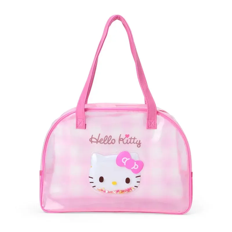 Hello Kitty Clear Handbag Gingham veske