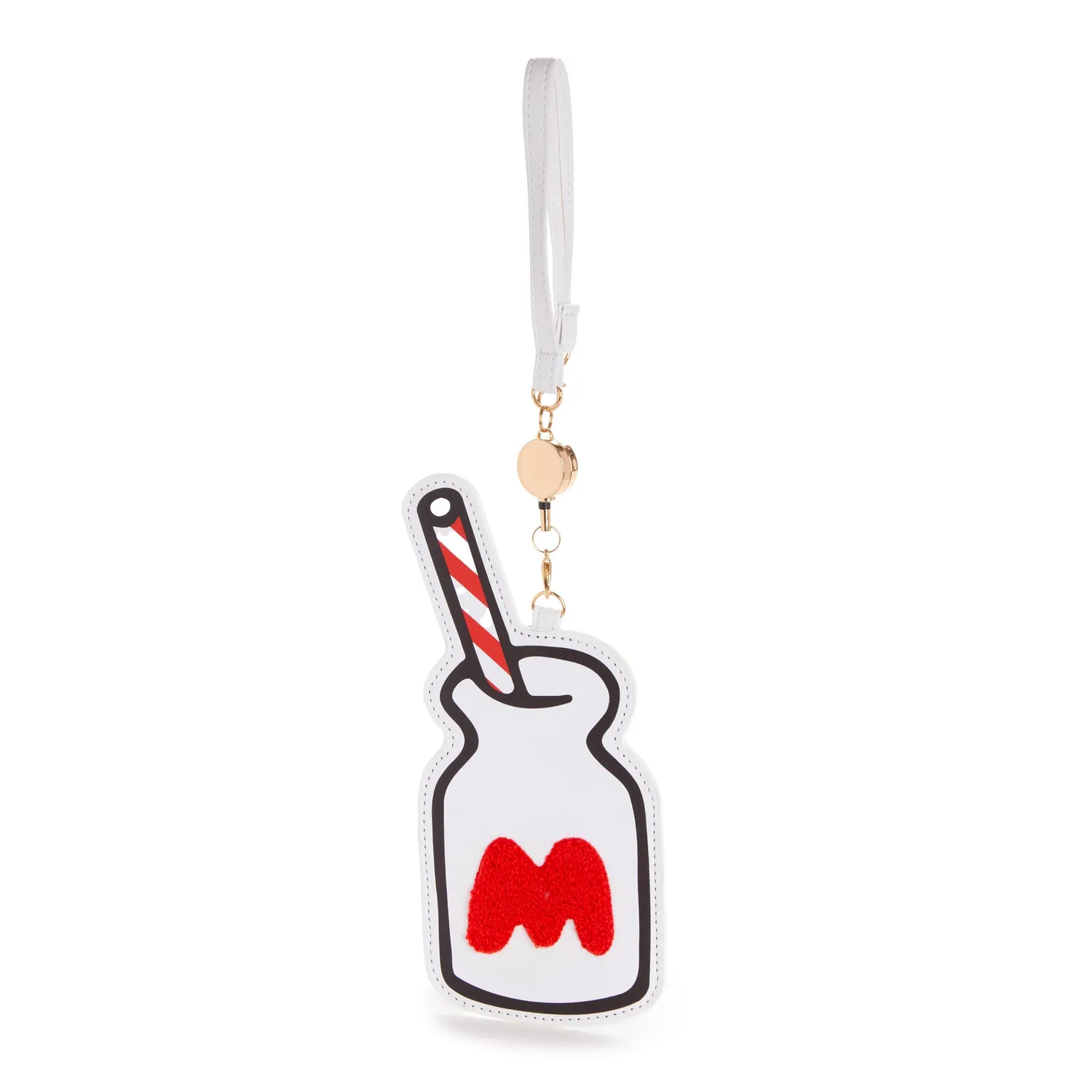 Hello Kitty Red Classic Series Milk Card Case kortetui rød med glidelås