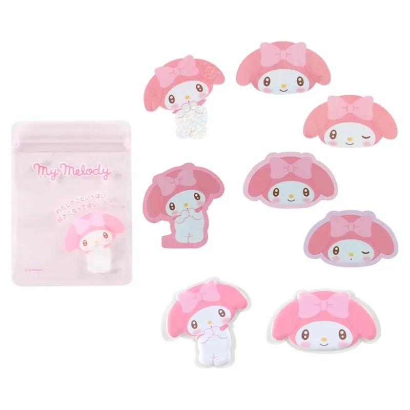 Hello Kitty Sanrio Characters Mini Sticker Blind Bag klistremerker 8 stk
