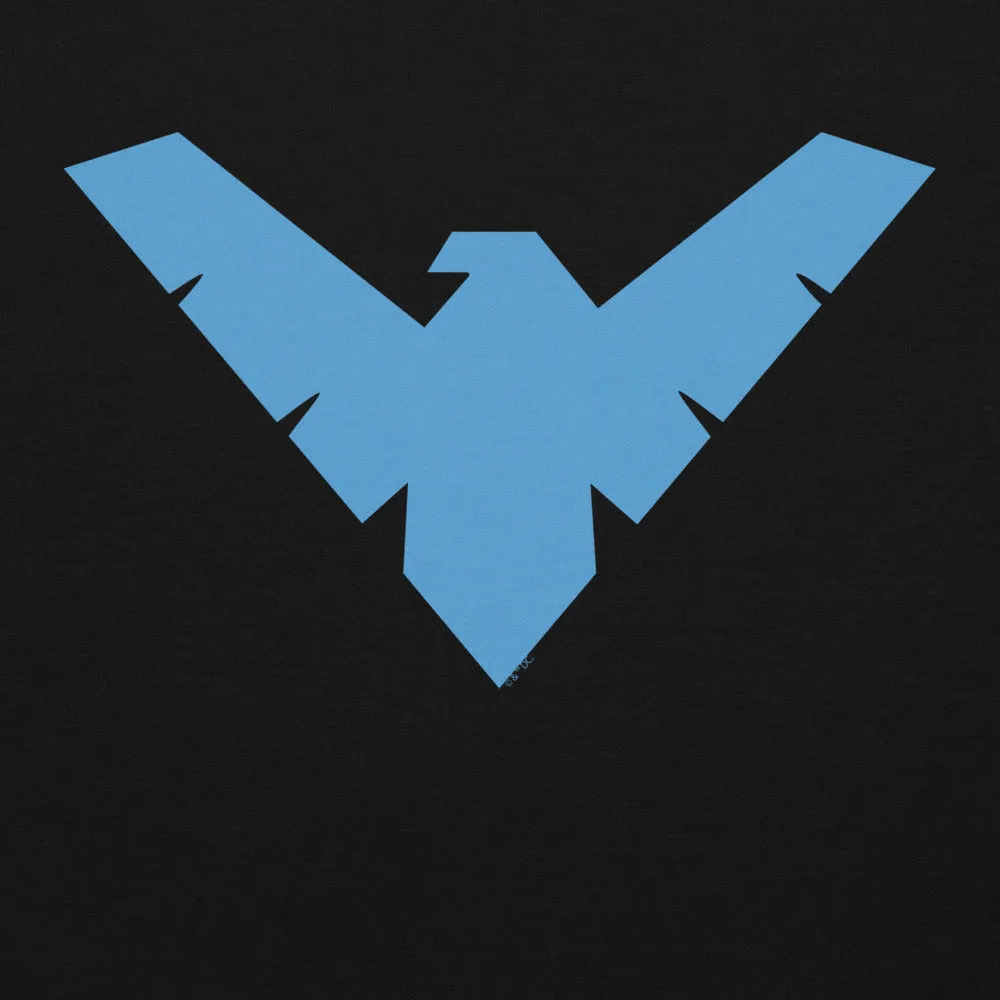 Batman Nightwing Logo hettegenser svart