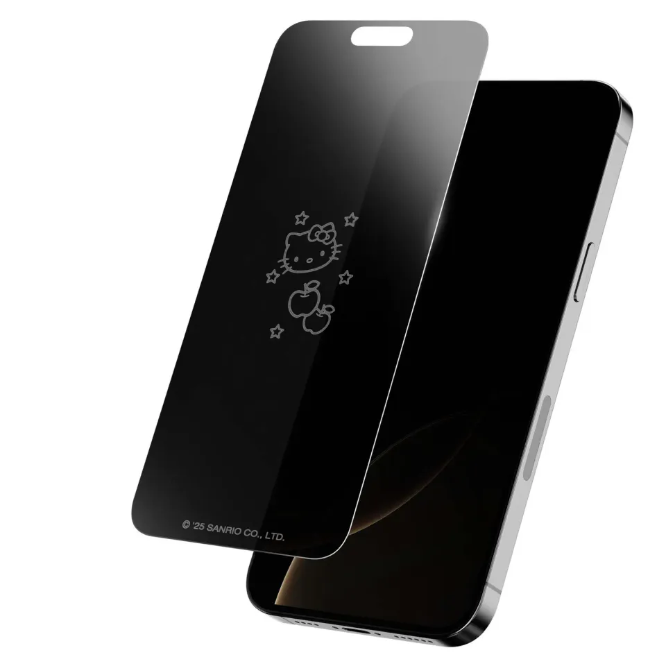 Hello Kitty x Screen Skinz Stars personvern-skjermbeskytter iPhone 14/13/13 Pro