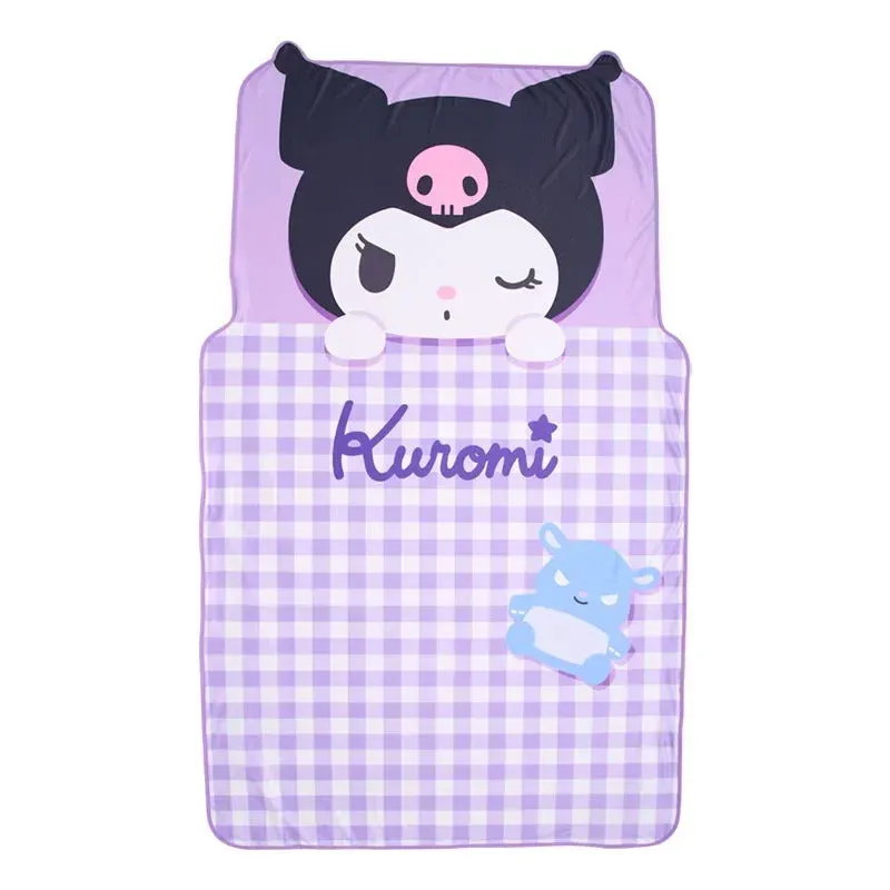Kuromi Naptime Friends pledd 37 x 62 tommer kjølig stoff