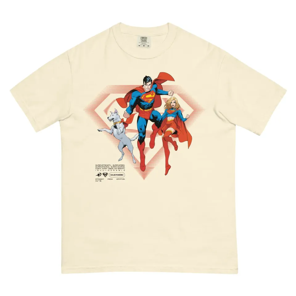 Batman Superman Straight from Krypton T-skjorte S–4XL bomull