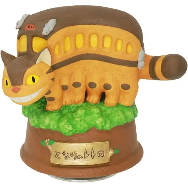 Neo Tokyo My Neighbor Totoro Catbus Porcelain Statue Music Box musikkboks 11 cm