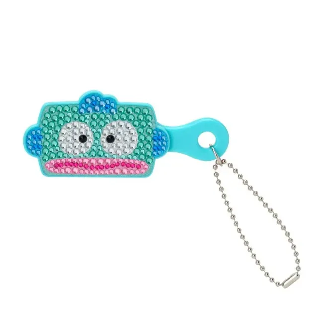Hello Kitty Hangyodon Mini Bling Brush Charm børsteanheng med rhinsteiner