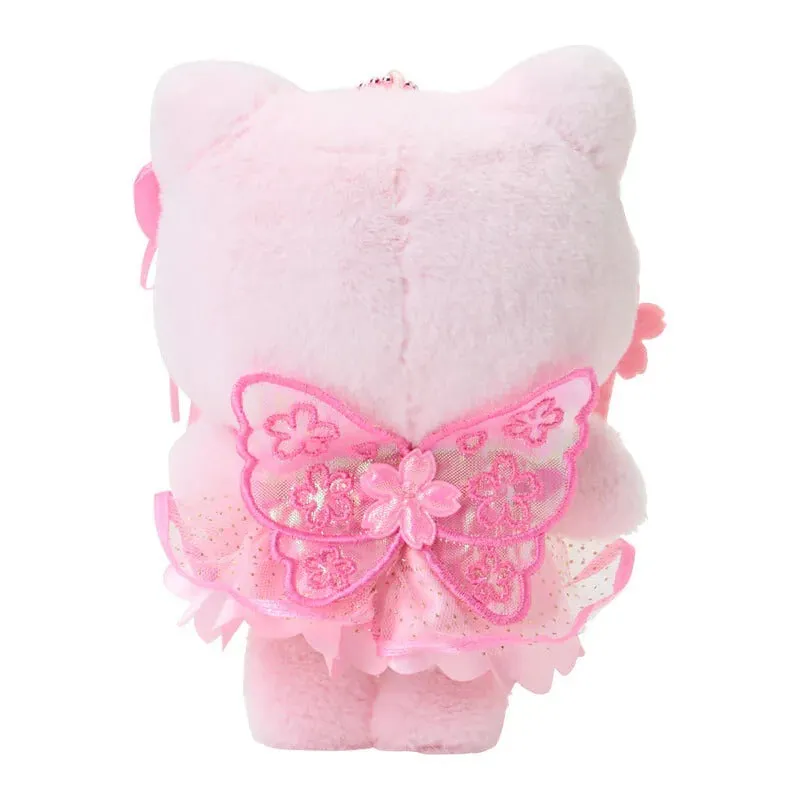 Hello Kitty Cherry Blossom Fairies Series Plush Mascot Keychain nøkkelring