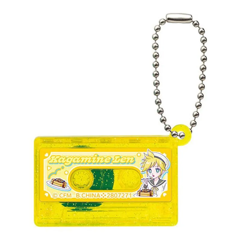 Neo Tokyo Vocaloid Hatsune Miku & Friends Cassette Tape Charm Gacha nøkkelring tilfeldig