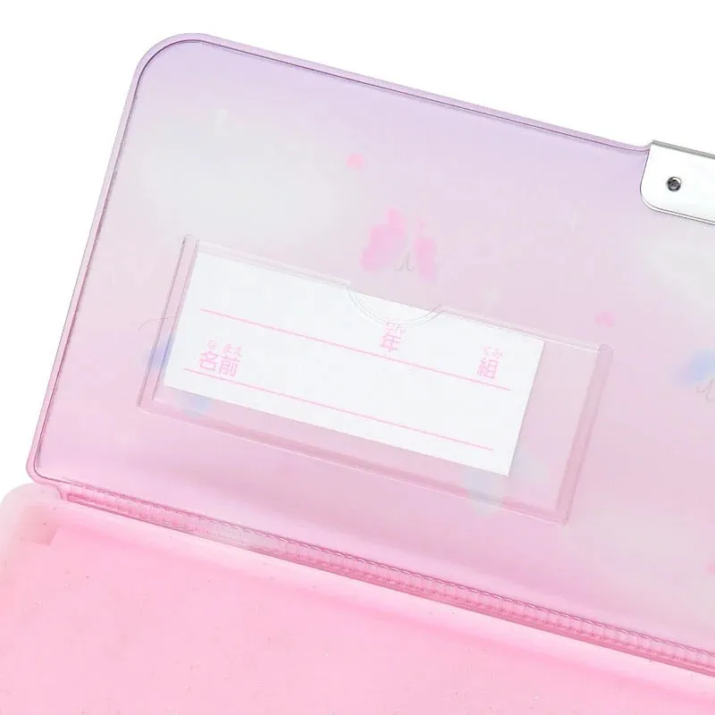Hello Kitty My Melody Translucent 2-Way Pencil Case gjennomsiktig pennal