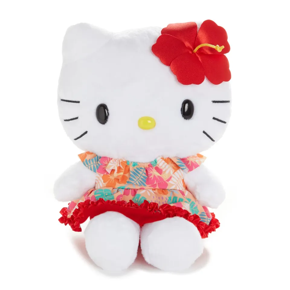 Hello Kitty Island Hibiscus Series 8"-bamse – 8 tommer, hibiskusantrekk
