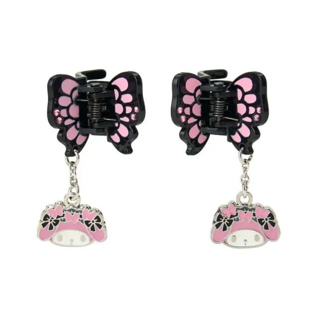 Hello Kitty My Melody Mini Hair Claw Set Monarch Butterfly Series hårklyper