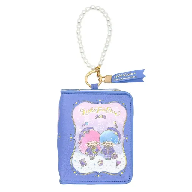 Hello Kitty LittleTwinStars Mini Zipper Pouch 50th Anniv. pung
