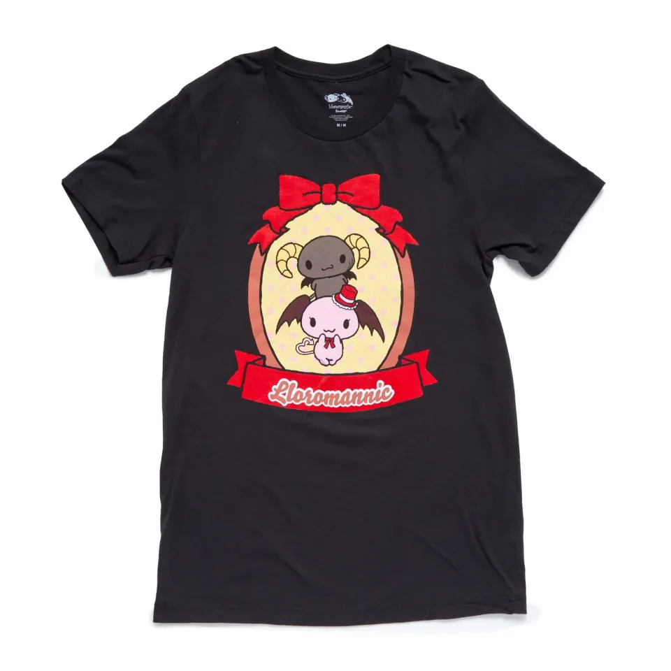 Hello Kitty Lloromannic Adult Bows & Dots Tee koksgrå voksen