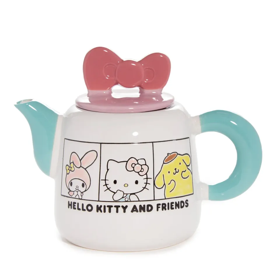 Hello Kitty and Friends keramisk tekanne 1,1 l håndmalt