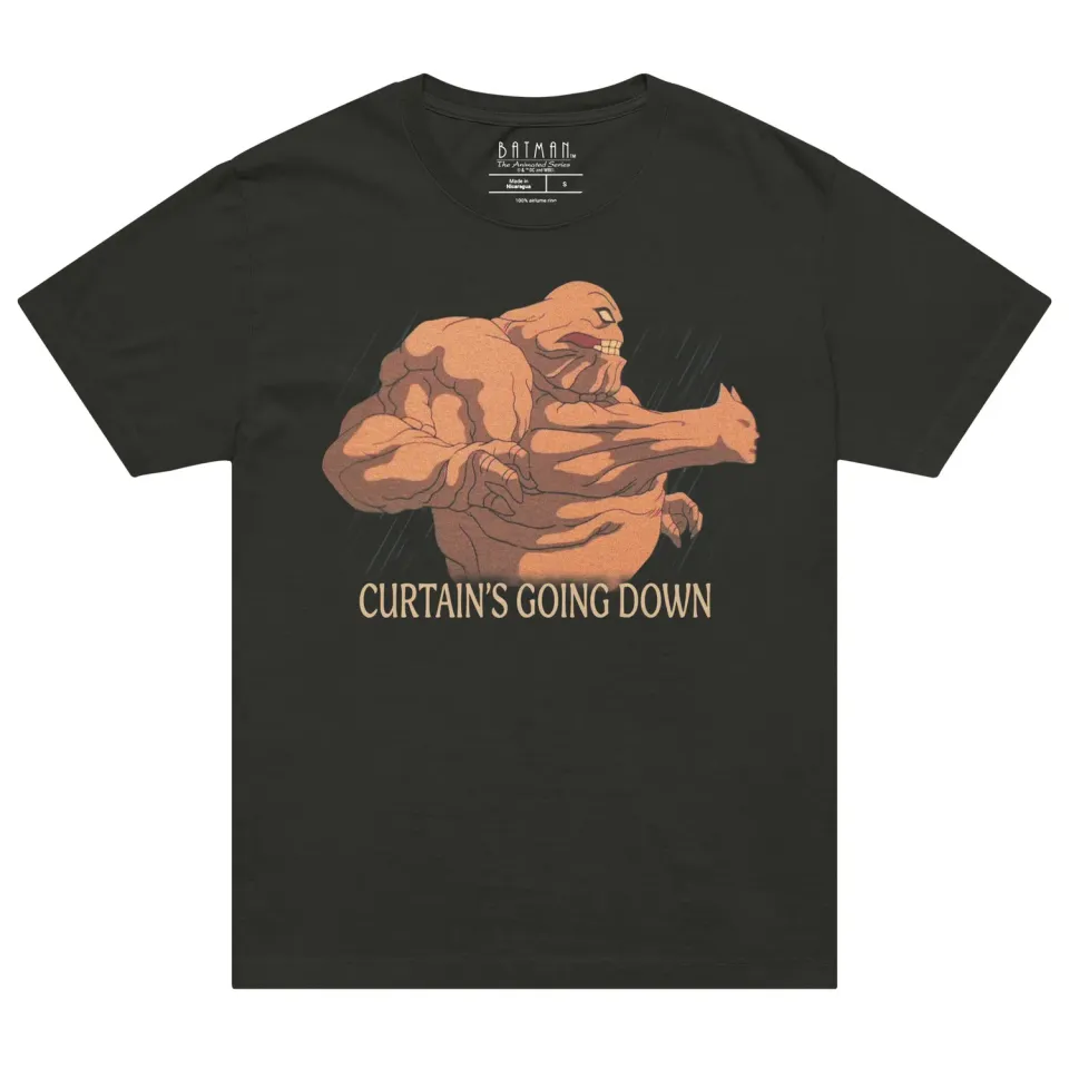Batman: The Animated Series Clayface Mudslide t-skjorte oversized