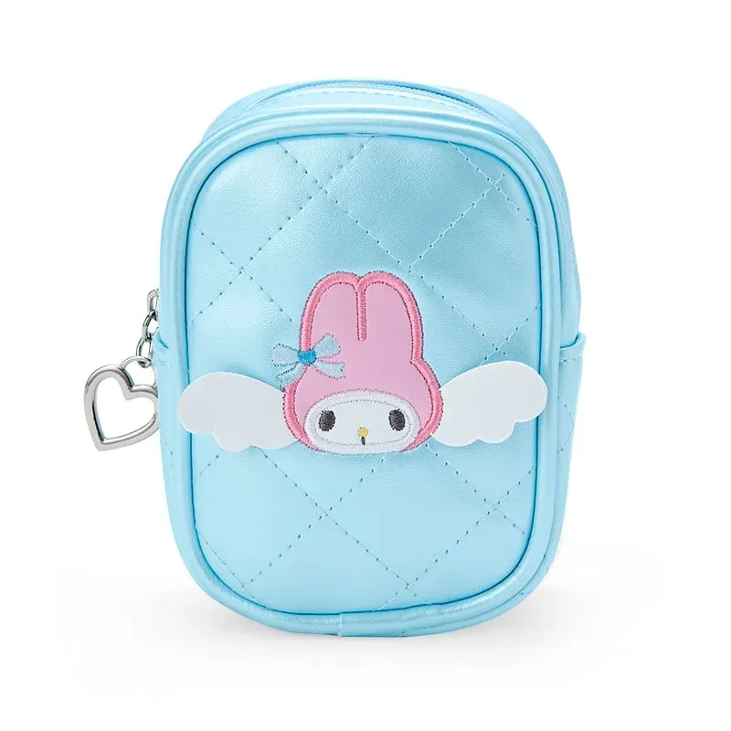 Hello Kitty My Melody quiltet minipung med glidelås