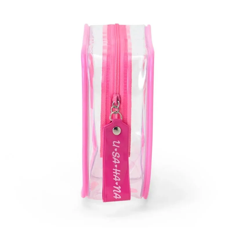 Hello Kitty U*SA*HA*NA Clear Classic Zipper Pouch toalettmappe