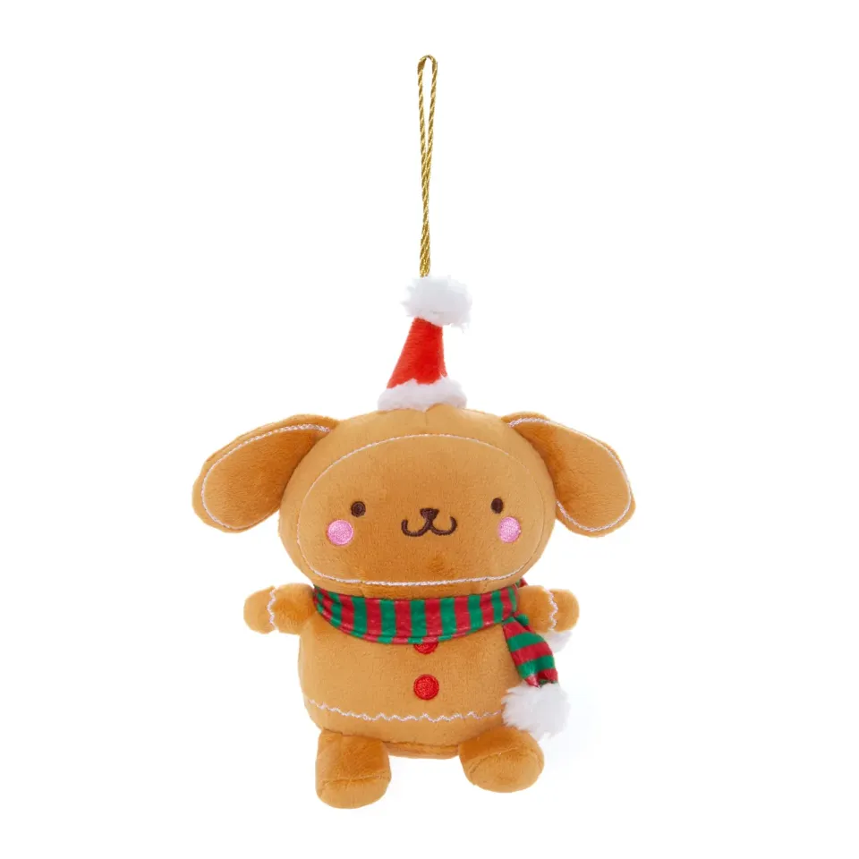 Hello Kitty and Friends Holiday Gingerbread Friends Pompompurin plysjpynt