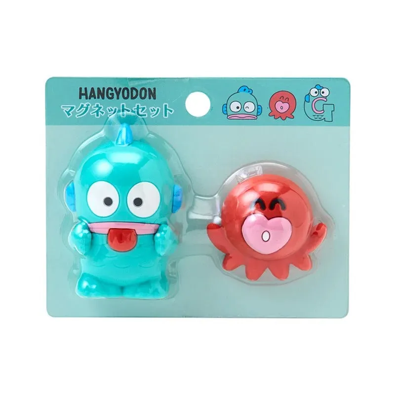 Hello Kitty Funny Faces Hangyodon 2-pk magneter PVC
