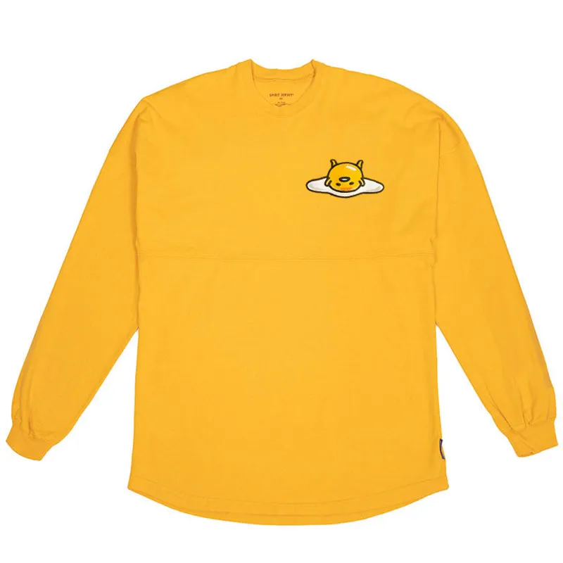 Hello Kitty Gudetama JapanLA Spirit Jersey genser gul XS–XXXL