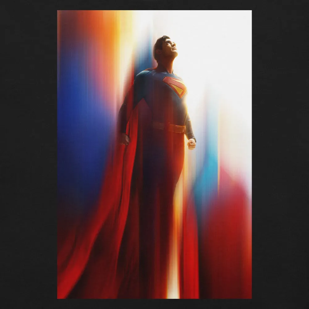 Batman SUPERMAN (2025 Movie) Look Up T-skjorte unisex bomull