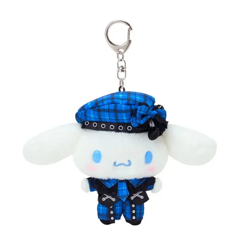 Hello Kitty Rock ’n’ Check Cinnamoroll Plush Mascot nøkkelring