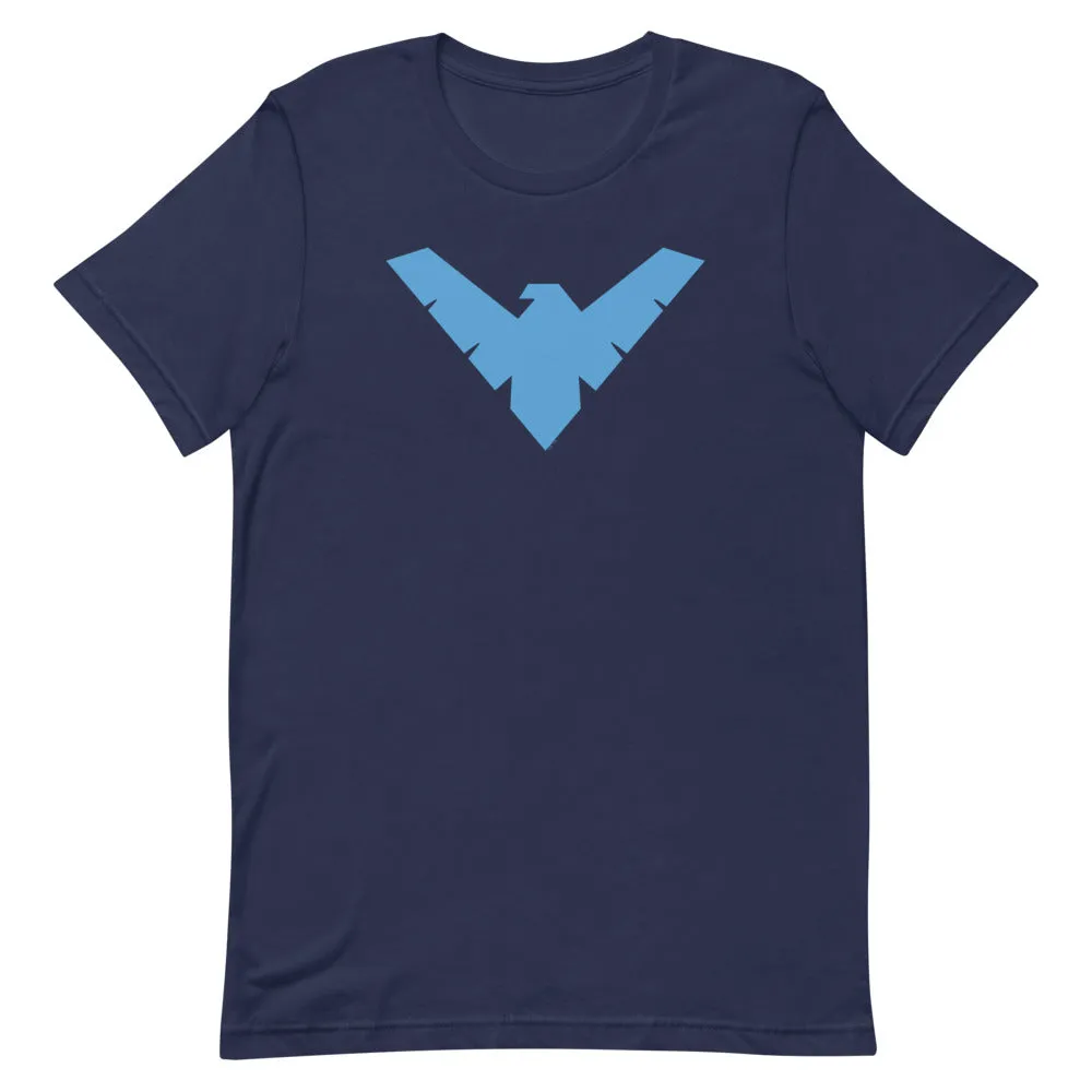Batman NIGHTWING Logo T-skjorte unisex bomull