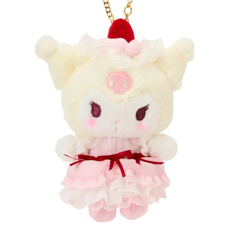 Hello Kitty Strawberry Whip Kuromi Plush Mascot Bag Charm veskeanheng