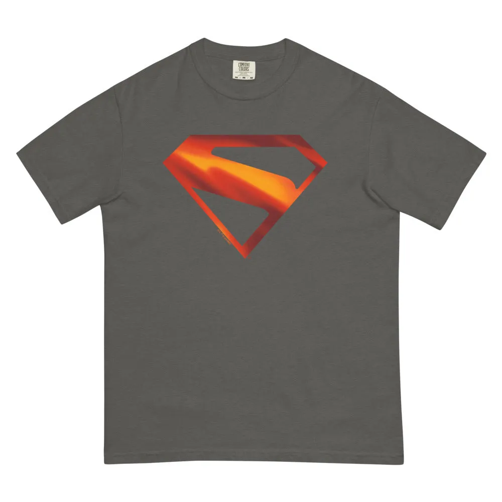 Superman 2025 Stylized S-Shield Comfort Colors T-skjorte