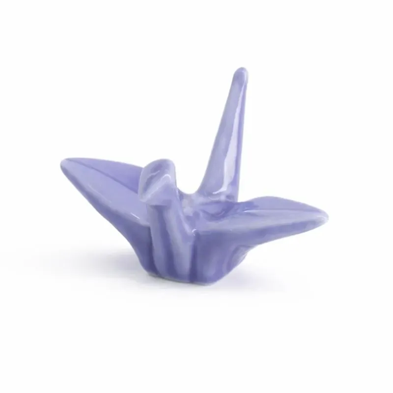 Neo Tokyo Chopstick Rest Light Blue Crane 5 cm porselen