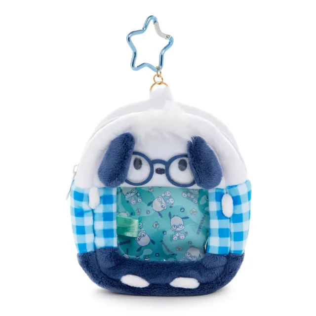 Hello Kitty Pochacco Mini Zipper Pouch (Glasses Series) minipung med karabinkrok