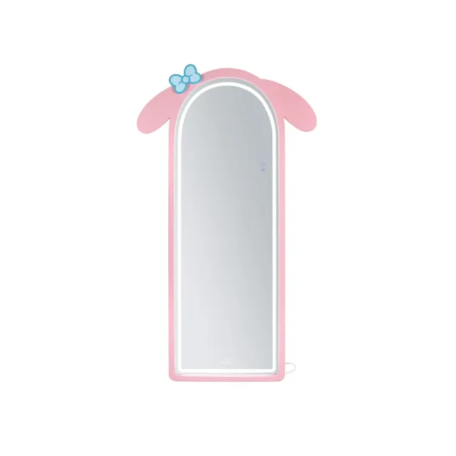 My Melody x Impressions Vanity buet helfigurspeil med RGB-lys