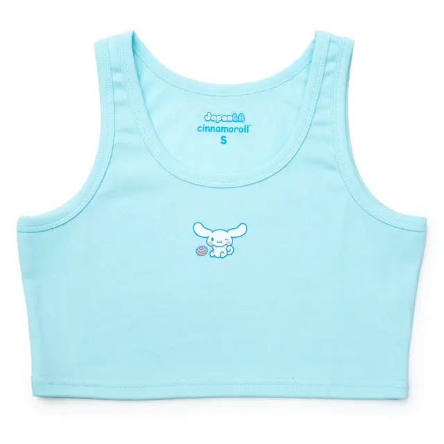 Hello Kitty Cinnamoroll JapanLA crop top blå bomull