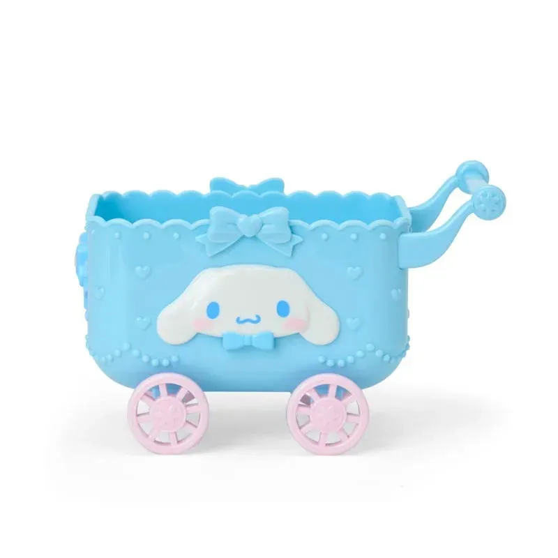 Hello Kitty Cinnamoroll mini oppbevaringsvogn i ABS-plast