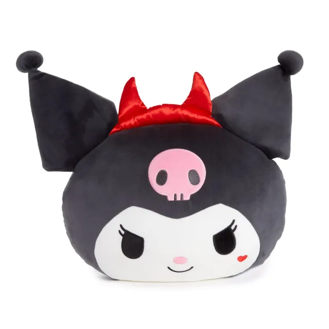 Hello Kitty Strawberry Treat Kuromi Face Plush pute stor