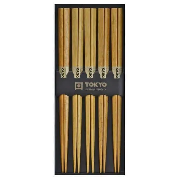Neo Tokyo Light Wood spisepinner 5-pakning i bambus