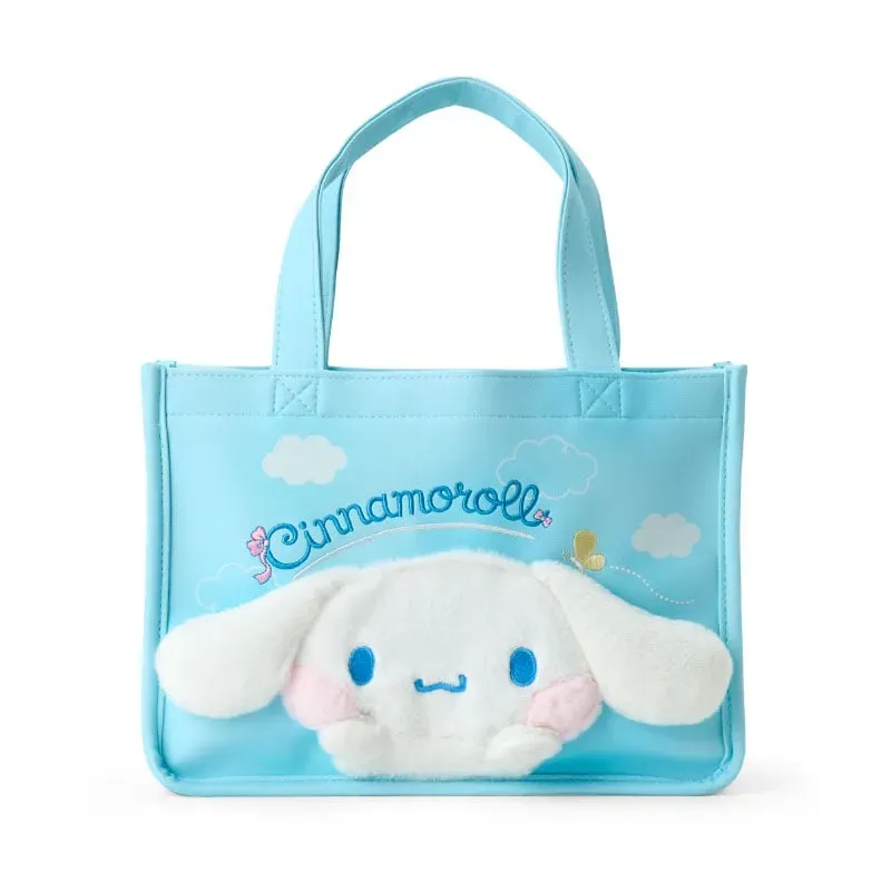 Hello Kitty Rosy Cheeks Cinnamoroll totebag med broderi