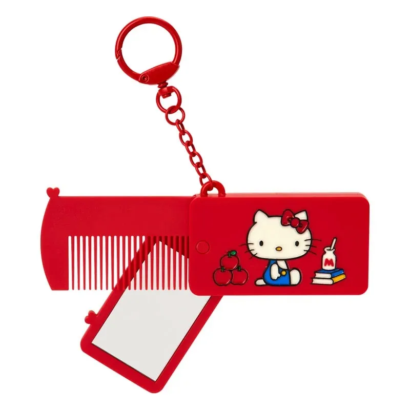 Hello Kitty Sanrio Forever Series My Melody Mini Mirror & Comb Keychain nøkkelring