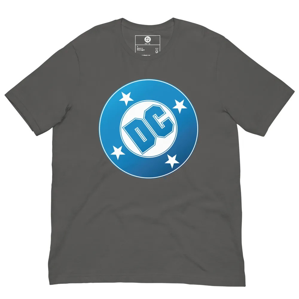 DC Blue Logo T-skjorte marineblå bomull