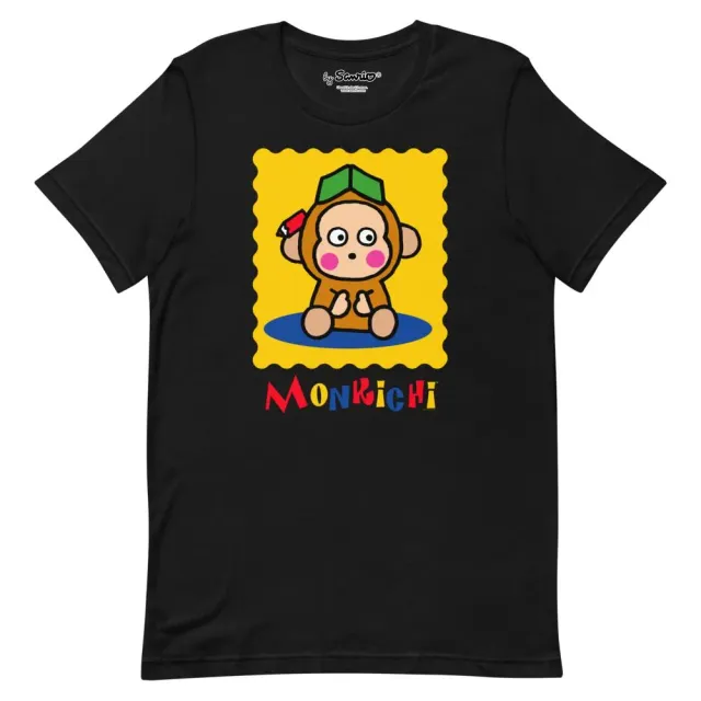 Hello Kitty Monkichi Primary Logo T-skjorte XS–4XL bomull