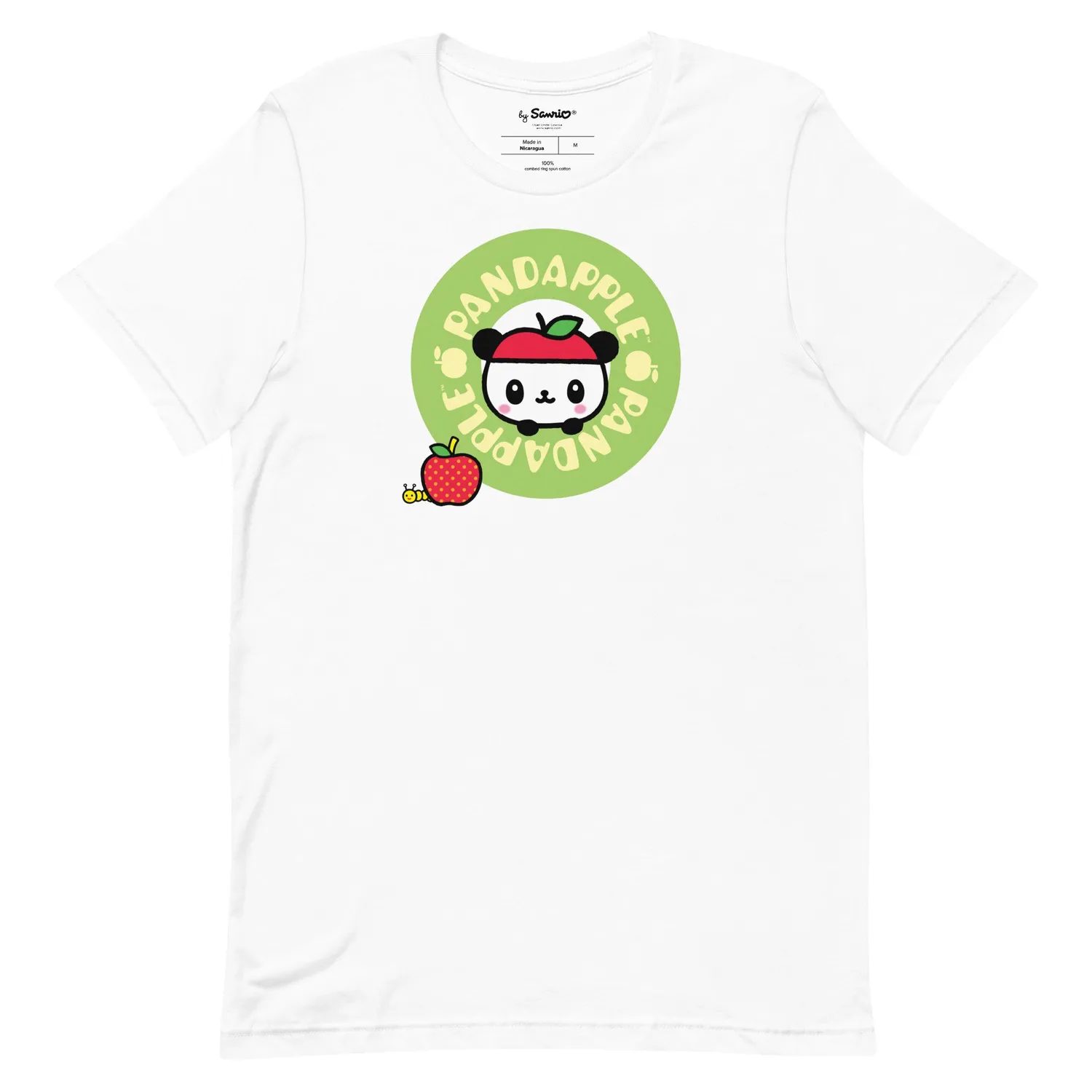 Hello Kitty Pandapple Green Logo t-skjorte Yellow bomull