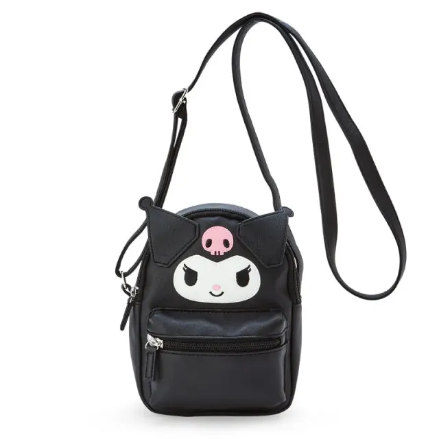 Hello Kitty Kuromi Structured Mini Crossbody Bag justerbar skulderrem