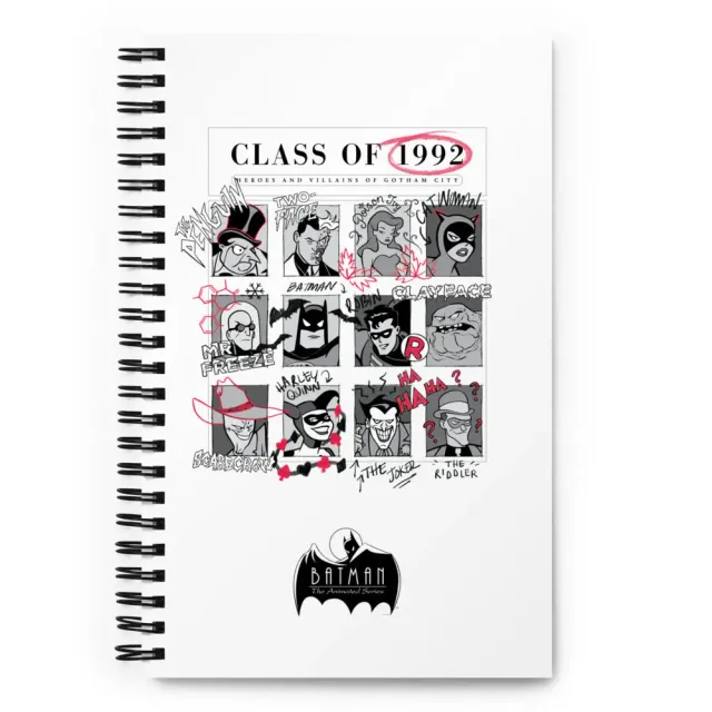 Batman: The Animated Series Class of 1992 spiralnotatbok One Size prikket