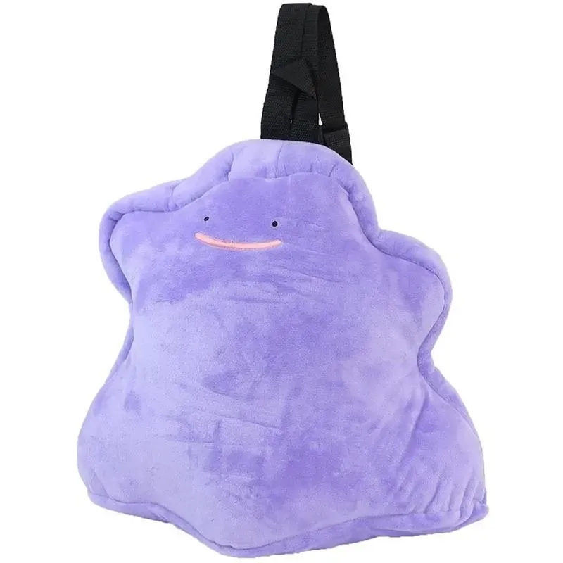 Neo Tokyo Pokemon Ditto Plush Backpack ryggsekk 37 × 33 × 24 cm