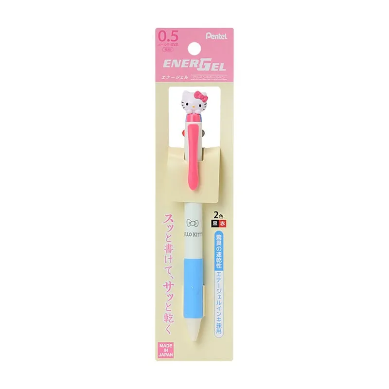 Hello Kitty Pentel EnerGel 2-Color Retractable Pen gelpenn 0,5 mm