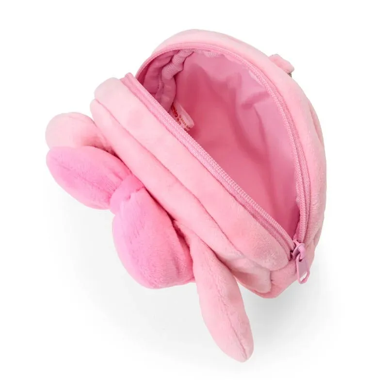 My Melody plysj-kortholder med uttrekkssnelle 15 cm
